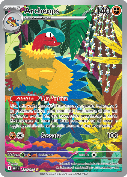 Pokémon Archeops 132/086 Fuoco Bianco ITA