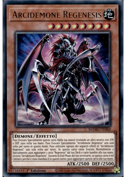 Yu-Gi-Oh! Arcidemone Regenesis MAMO 060 I Magnifici Monstri ITA