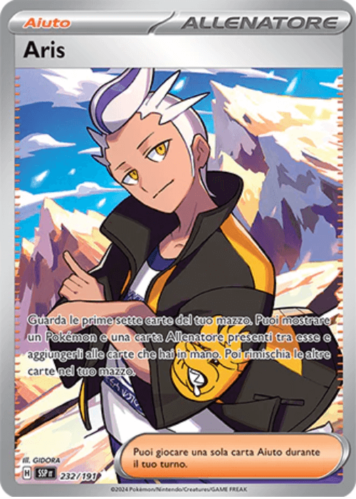 Pokémon Aris 232/191 Scintille Folgoranti ITA