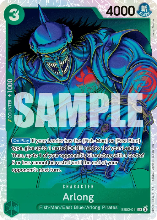 One Piece Arlong Super Rare EB02-011 ENG