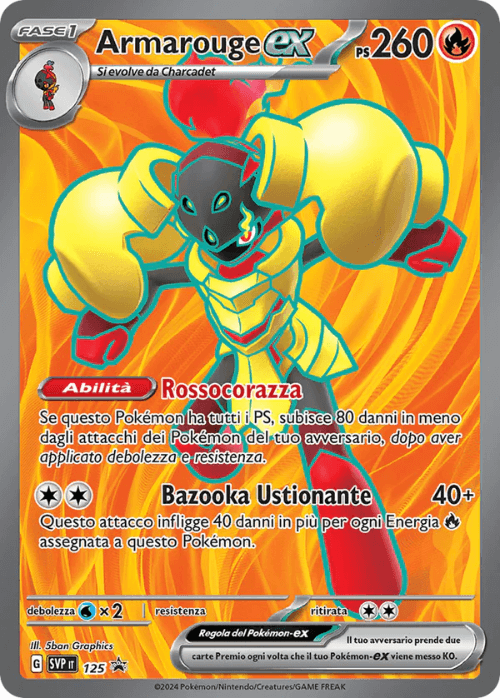 Pokémon Armarouge ex 125 Promo Scarlatto & Violetto ITA
