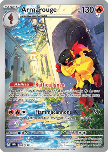 Pokémon Armarouge 203/198 Scarlatto & Violetto ITA