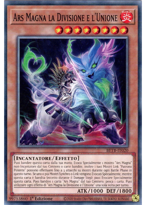 Yu-Gi-Oh! Ars Magna la Divisione e l'Unione BETB 020 Oltre il Coraggio ITA