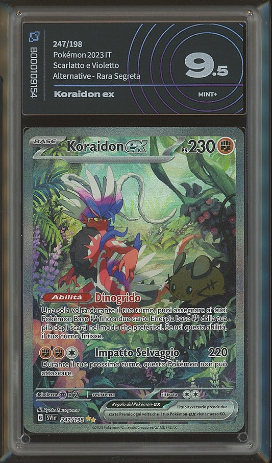 Pokémon Koraidon ex SVI 247/198 AiGrading Voto 9,5