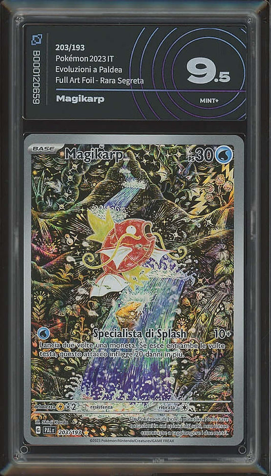 Pokémon Magikarp PAL 203/193 AiGrading Voto 9,5