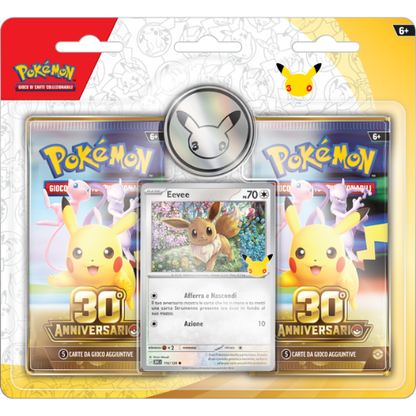 Pokémon 30° Anniversario Blister 2 Buste ITA
