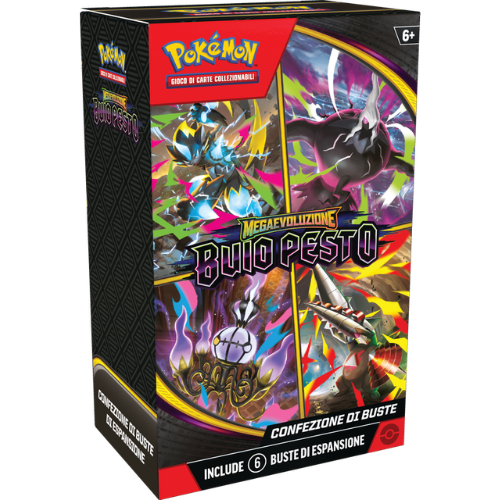 Pokémon Megaevoluzione Buio Pesto Bundle 6 Buste ITA
