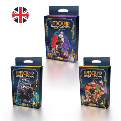 Riftbound League of Legends TCG Set One Origins Proving 3x Starter Deck