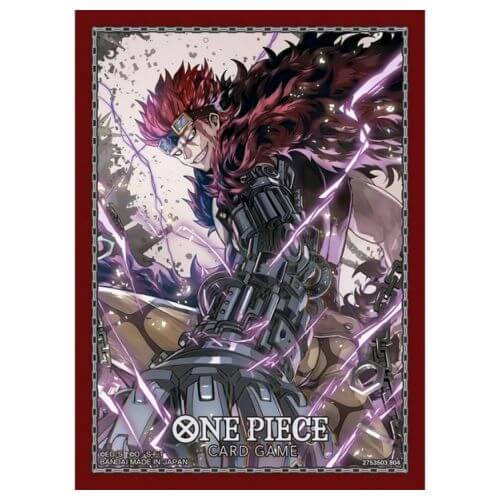 One Piece Card Game Official Sleeves Eustass Captain Kid 70 bustine Serie 09