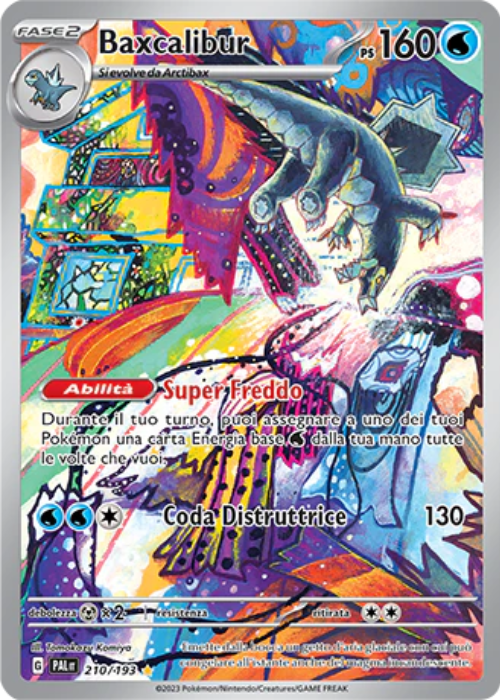 Pokémon Baxcalibur 210/193 Evoluzioni a Paldea ITA