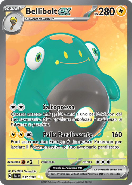 Pokémon Bellibolt ex 237/193 Evoluzioni a Paldea ITA