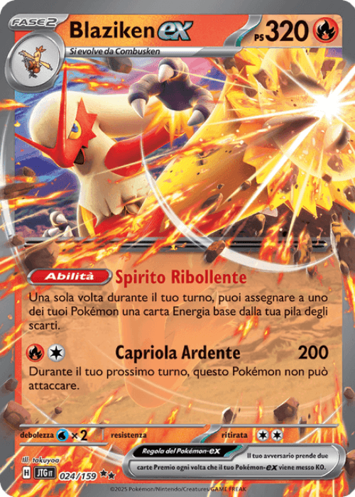 Pokémon Blaziken ex 024/159 Avventure Insieme ITA