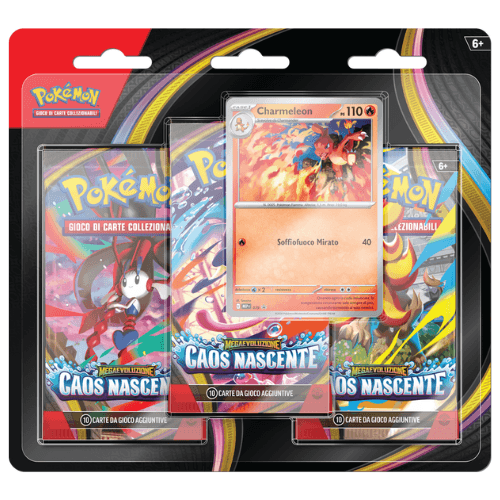 Pokémon Caos Nascente Blister 3 Buste ITA