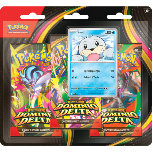 Pokémon Megaevoluzione Dominio Delta Blister 3 Buste ITA