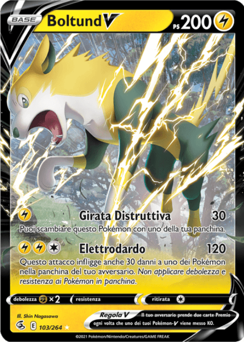 Pokémon Boltund V 103/264 Colpo Fusione ITA