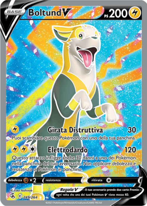 Pokémon Boltund V 249/264 Colpo Fusione ITA