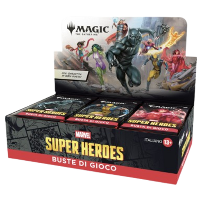 MTG Marvel Super Heroes Play Booster Display 30 Buste ITA