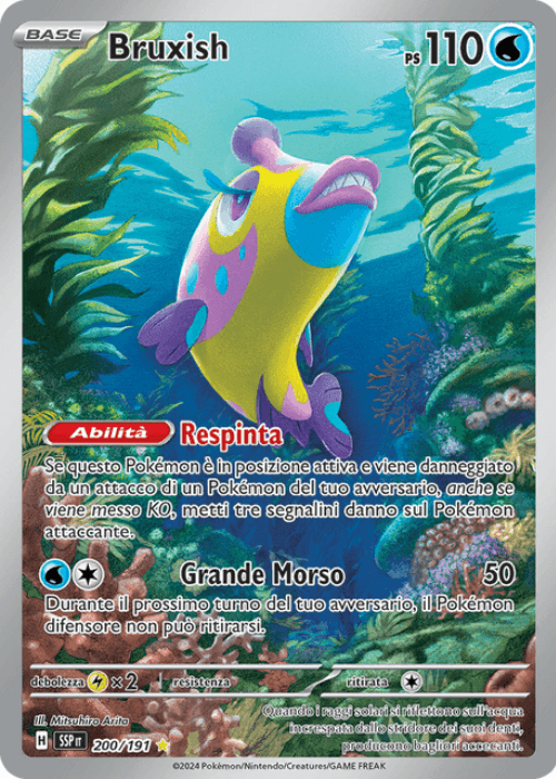 Pokémon Bruxish 200/191 Scintille Folgoranti ITA