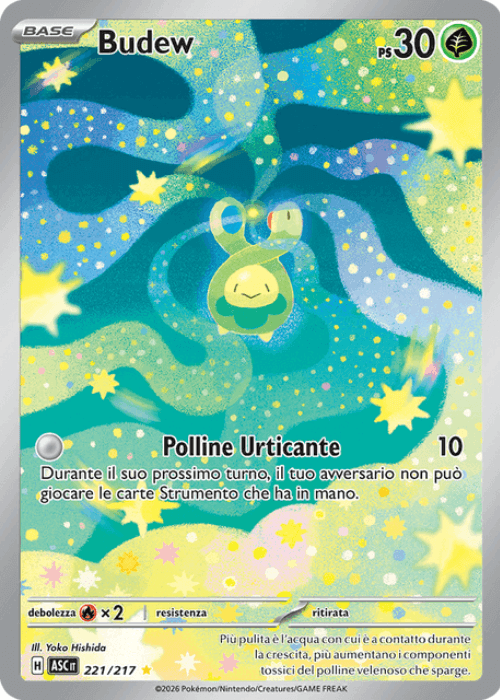 Pokémon Budew 221/217 Ascesa Eroica ITA