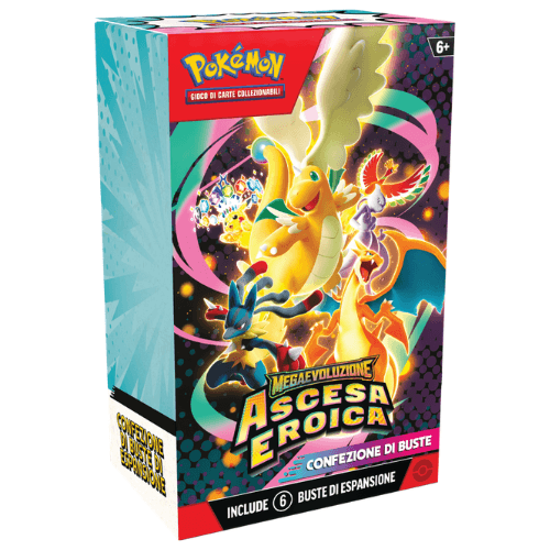 Pokemon Ascesa Eroica Bundle 6 buste ITA