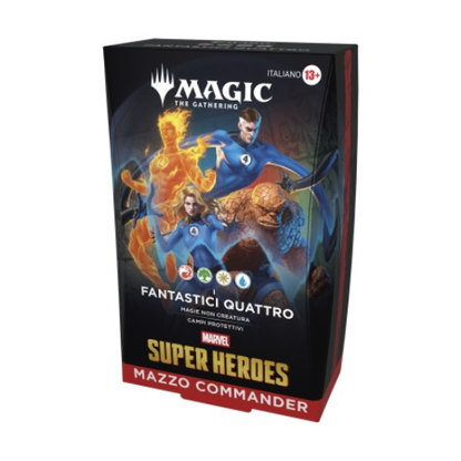 MTG Marvel Super Heroes Commander Deck Display Bundle 5 Decks ITA