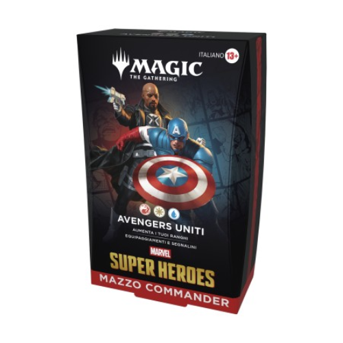 MTG Marvel Super Heroes Commander Deck Display Bundle 5 Decks ITA
