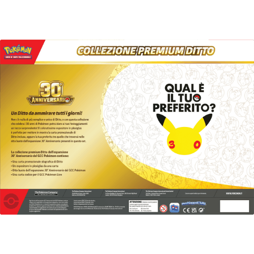 Pokémon 30° Anniversario Collezione Premium Ditto ITA