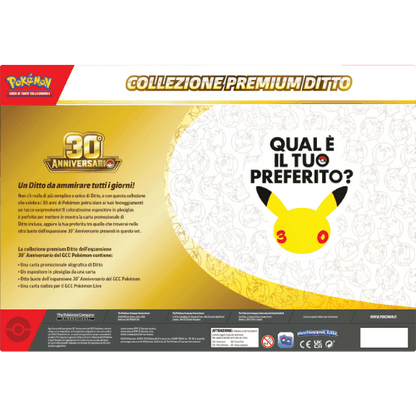Pokémon 30° Anniversario Collezione Premium Ditto ITA