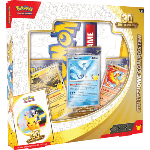 Pokémon 30° Anniversario Collezione con Poster ITA