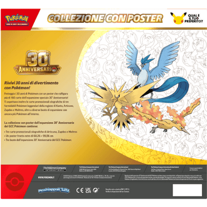 Pokémon 30° Anniversario Collezione con Poster ITA
