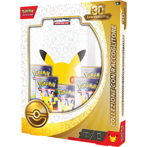 Pokémon 30° Anniversario Collezione con Raccoglitore ITA