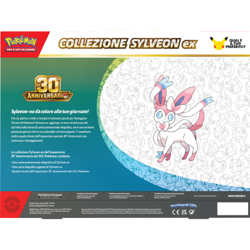Pokémon 30° Anniversario Collezione Sylveon ex ITA