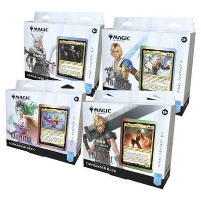 MTG Final Fantasy Collector's Commander Deck Bundle da 4 ENG