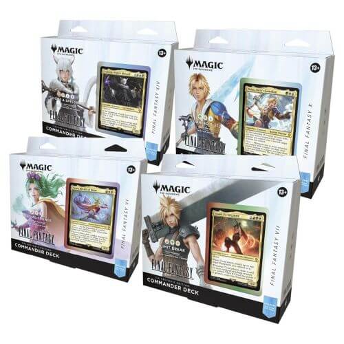 MTG Final Fantasy Collector's Commander Deck Bundle da 4 ENG
