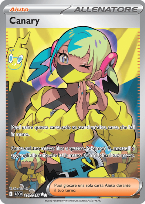 Pokémon Canary 257/217 Ascesa Eroica ITA