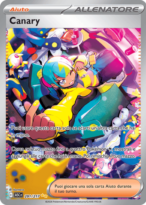 Pokémon Canary 291/217 Ascesa Eroica ITA