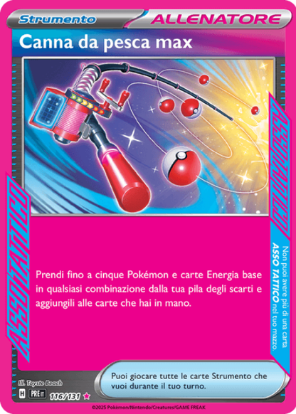 Pokémon Canna da Pesca max 116/131 Evoluzioni Prismatiche ITA