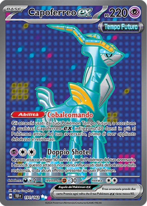 Pokémon Capoferreo ex 191/162 Cronoforze ITA