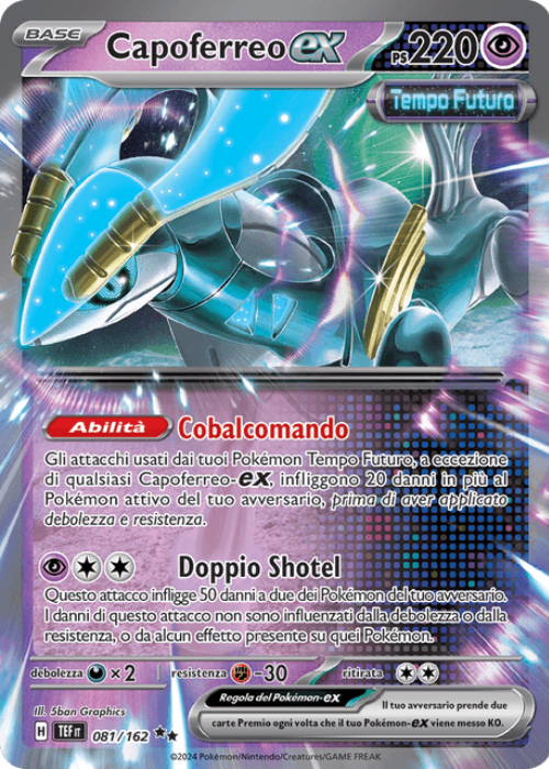 Pokémon Capoferreo ex 081/162 Cronoforze ITA