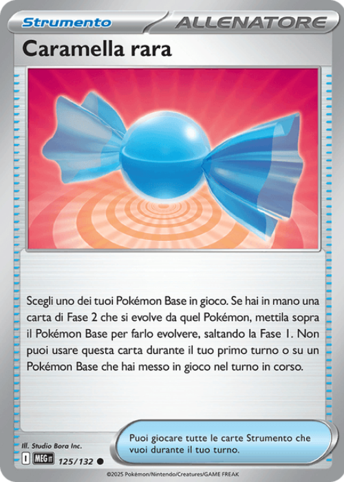 Pokémon Caramella Rara 125/132 Megaevoluzione ITA