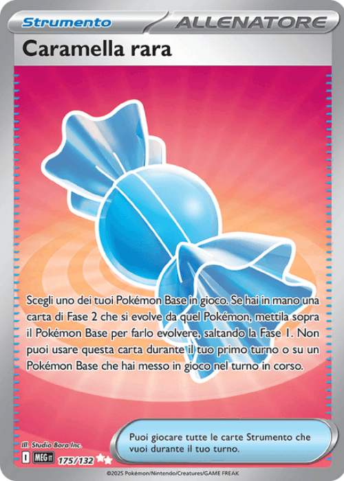 Pokémon Caramella Rara 175/132 Megaevoluzione ITA