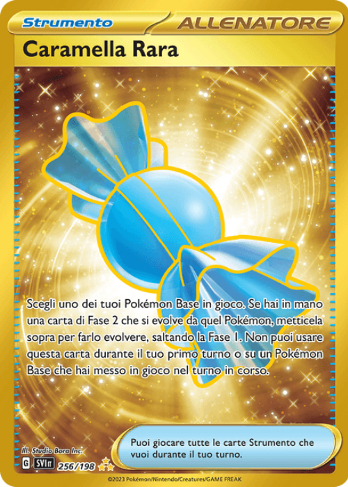 Pokémon Caramella Rara 256/198 Scarlatto & Violetto ITA