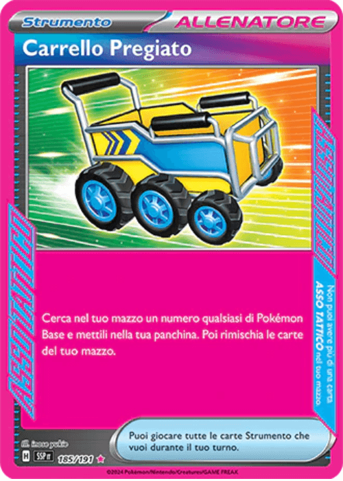 Pokémon Carrello Pregiato 185/191 Scintille Folgoranti ITA