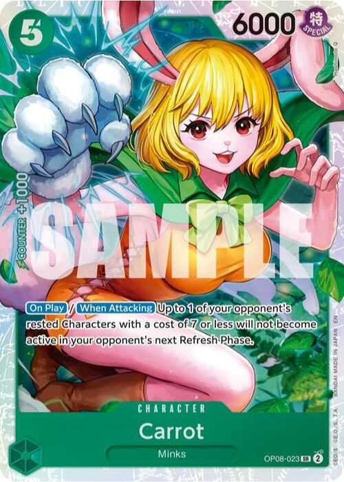 One Piece Carrot Super Rare Reprint PRB02 ENG