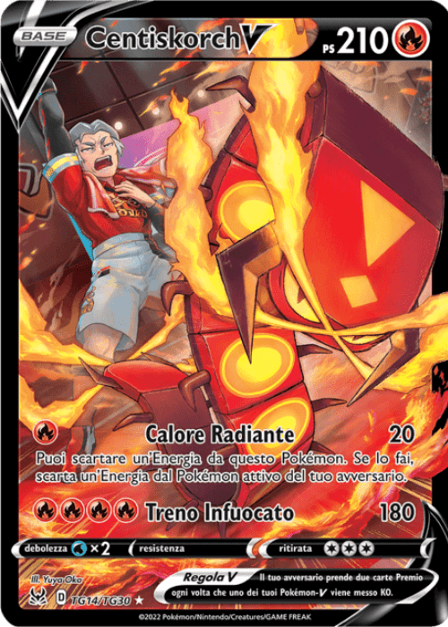 Pokémon Centiskorch V TG14/TG30 Origine Perduta ITA