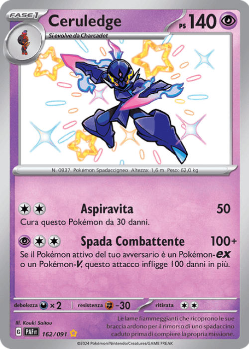 Pokémon Ceruledge 162/091 Destino di Paldea ITA
