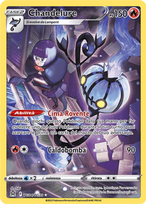 Pokémon Chandelure TG04/TG30 Origine Perduta ITA