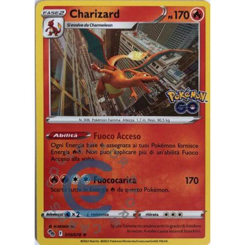 Charizard Pokemon Go 010-078 Rara Holo