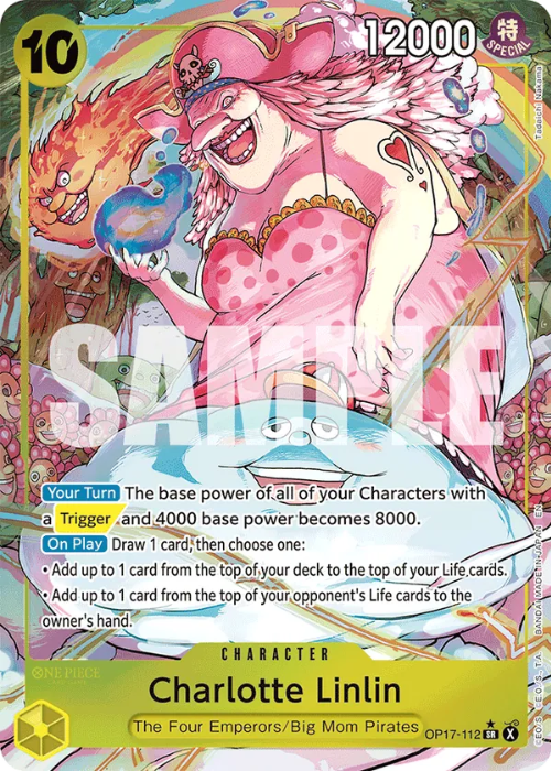 One Piece Charlotte Linlin Alternate Rare OP17-122 ENG