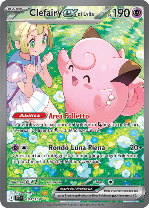 Pokémon Clefairy ex di Lylia 184/159 Avventure Insieme ITA